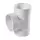 Sewer and Drain Tee, 4" Hub x Hub x Hub PVC | 4P01_alt