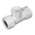 Sch 40 PVC Compression Tee 3/4" Compression x FPT Flo Control | CPT-0750-T