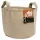 Dirt Pot Flexible Portable Planter, Tan, 5 gal, with handles