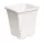 Active Aqua 9" x 9" Square White Pot, 10" Tall, case of 24