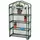 Gardener Select 4 Ventilated Shelf Small Greenhouse with Heavy Duty Transport Cover