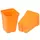 SunPack 2.5" Square Pot, Orange