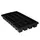 T. O. Plastics 02.50 Square Pot Tray 32 Count Press Fit Tray Black 50 Per Case 48 Cases Per Pallet