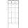 AGW 64" Tall Circle Screen Trellis Matte Black
