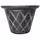 GROWER SELECT ENVIROBLEND 16IN LATTICE PLANTER WEATHERED BLACK 12/CS