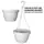 Grower Select 10.50 Combo Pot With Dish White 50/CS 40CS/PL