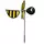 Gardener Select 11.81x22 Happy Bug Pinwheel Yellow Jacket