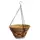 Gardener Select 12" Black Round Plaid Bucket Hanging Basket 12"wx6"h 6/CS