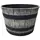 Gardener Select 12" Nat Whiskey Brl Round Planter 12/CS