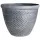 Grower Select 12" Cromarty Planter Black w/Silver Brush 16/CS 3.1gal