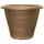 Grower Select 20.00 Rattan Rolled Rim Planter Antique Brass 12/CS