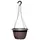 Grower Select 12.00 Weave Hanging Basket With Plastic Hanger & Dish Chestnut 50/CS