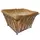 Grower Select 15.00 Floor Planter w/ Ball Feet w/ Plastic Lined Coco Liner and Hangtag - 2.77gal/10.5L Soil Volume Capacity