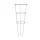 Panacea 33" 3 Leg 3 Ring Galvanized Tomato Cage