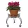 Deer Park 13" Combo Top Plant Stand Black