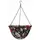 Gardener Select 14" Hanging Basket Black Red Fabric Coco Liner 6/CS