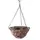 Gardener Select 12" Hanging Basket Round Brown Wicker 3 Strand Hanger 12/CS
