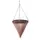 Gardener Select 12" Plastic Cone Hanging Basket Rust 20/CS