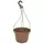 Grower Select 12.00 Twist Hanging Basket 2.32gal With 4-Strand Plastic Hanger Brown 50/CS