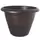 Grower Select 16.00 Wave Planter Copper Brush on Black 4.65gal 25/CS - 16in OD x 11.8in H x 8.56in BD