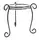 Plastec 13" Simply Perfect Plant Stand Black