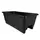 HC 24" Deck Rail Box Planter Black