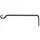 Hookery 15" Straight Hanger W/ Upturned Hook