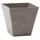Artstone Ella 12" Square Planter Grey