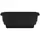 Bloem 12" Deck Rail Planter Black
