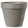 Deroma 4" Standard Pot Grafite Clay Case Pack