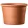 Deroma 3.39" Cylinder Pot Terra Cotta Case Pack