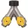 Melnor Metal HI-Flow Hose Y