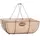 Panacea 14" Herb Basket With Burlap Liner Rust