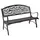 Painted Sky Bench Flora Iron
