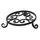 Panacea 8" Old World Forged Black Pot Trivet
