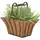 Deer Park Rectangular Twist Basket With Coco Liner