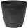 Artstone 10" Round Dolce Planter Black