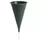Memorial Vase Plain Cone Green