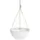 Artstone Napa 12" Hanging Bowl White