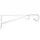 Panacea 12" White Hanging Basket Bracket