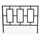 Panacea 14"x18" Contemporary Garden Edge Black