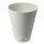 Algreen 18.5" Round Ribbed Planter White