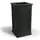 Algreen 27" Covington Pillar Self Water Planter Black