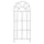 Deer Park 72" x 30" Arch Trellis Black