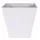 Artstone Ella 8" Square Planter White