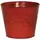 Robert Allen 6" Fleur De Lis Planter Cayenne