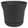 Bloem 10" Saturn Planter Charcoal