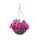 Panacea 14" Resin Woven Hanging Basket Gray
