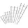 Bamboo Supply 24" Natural Bamboo Fan Trellis 50/BD