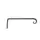 Hookery 10" Straight Hanger w/ Downturned Hook